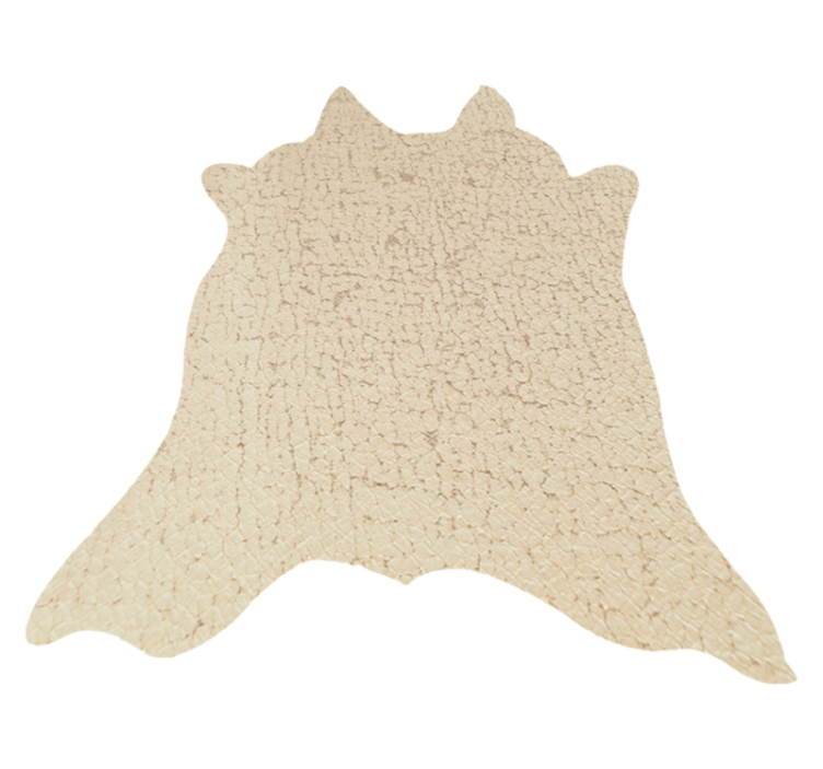 μπεζ αγελάδα ζωική εκτύπωση κουβέρτα βινυλίου - TenStickers