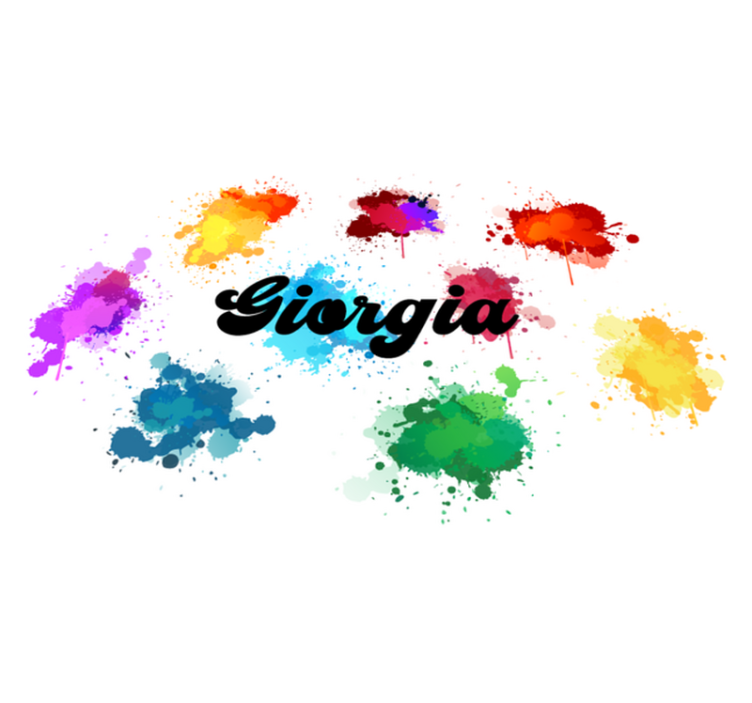 εξατομικευμένο χαλί aquarela splash - TenStickers