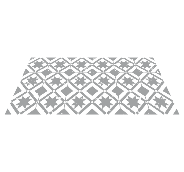 γκρι πλακάκια με πλακάκια χαλί - TenStickers