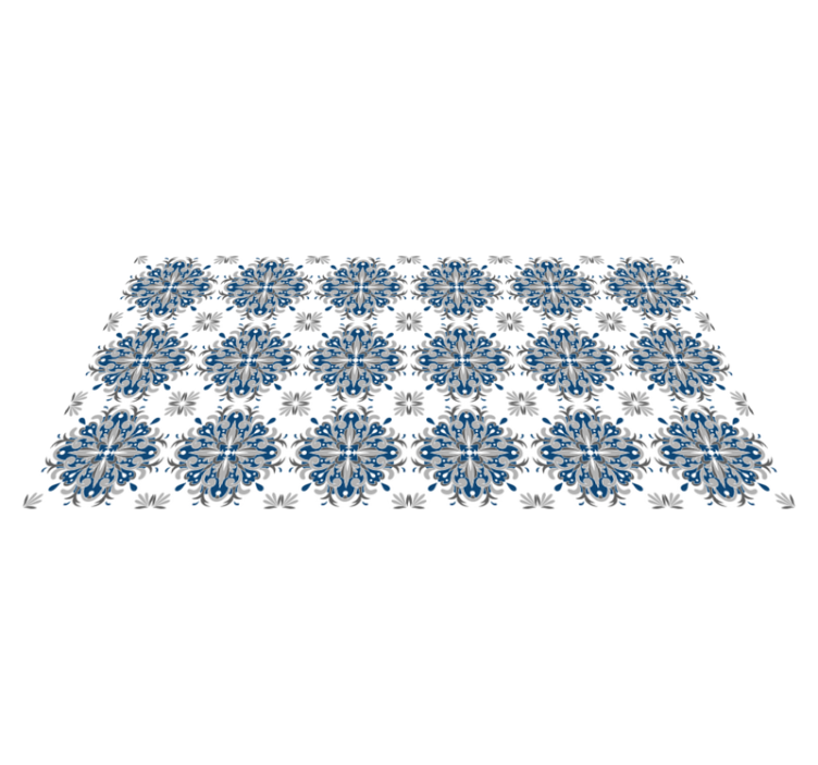 μαροκινά πλακάκια ελαστικό χαλί - TenStickers