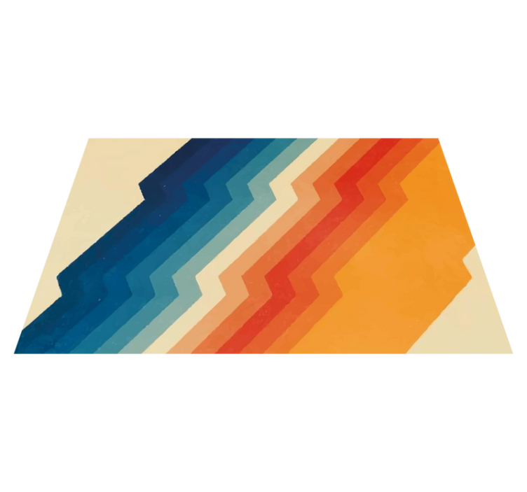 Μοτίβο αστραπής ριγέ μοτίβο της δεκαετίας του '70 - TenStickers