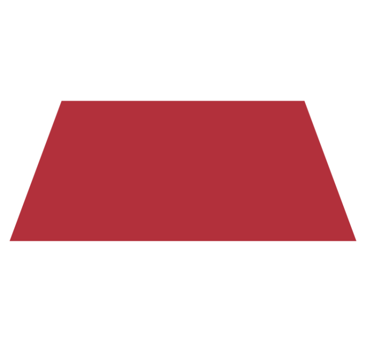 κόκκινο ορθογώνιο μοντέρνο χαλί - TenStickers