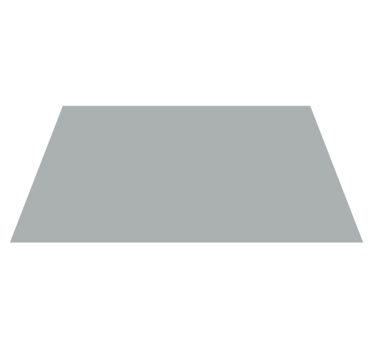 γκρι ορθογώνιο μοντέρνο χαλί βινυλίου - TenStickers