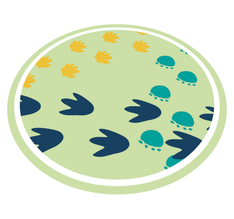 δεινόσαυροι πατημασιά μωράκι - TenStickers