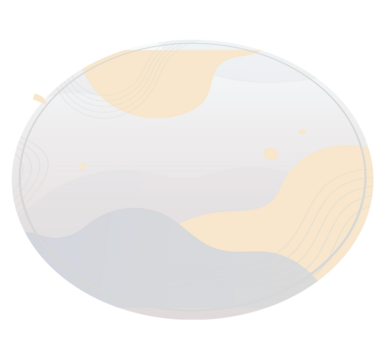 Μινιμαλιστικό χαλί από βινύλιο απαλές κυματιστές μοτίβα - TenStickers