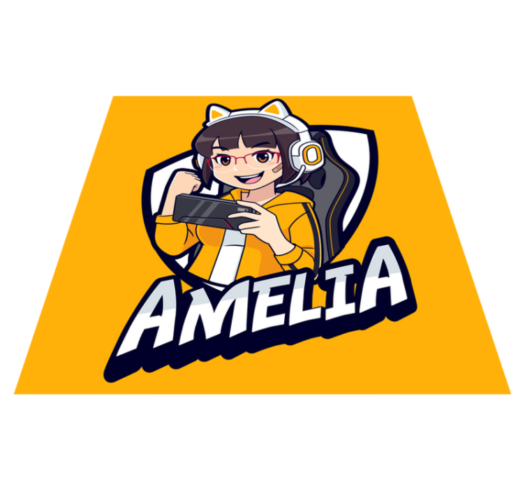 Χαλί εφηβικής κρεβατοκάμαρας με προσωπογραφία παιχνιδιού - TenStickers