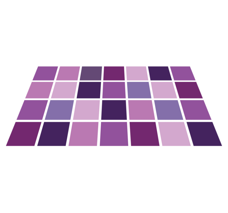 μοκέτα δαπέδου μωβ πλακάκια - TenStickers