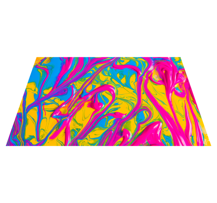 πολύχρωμο χρωματιστό τσιπ μοντέρνο χαλί - TenStickers