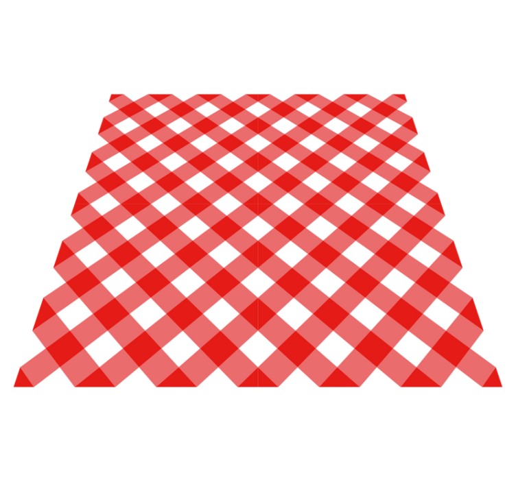 ριγέ χαλί πορφυρό καρό μοτίβο - TenStickers