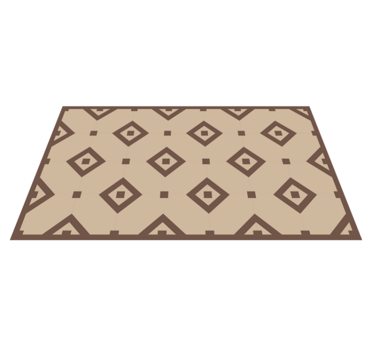 μπεζ τετράγωνα και ορθογώνια πλακάκια χαλί - TenStickers