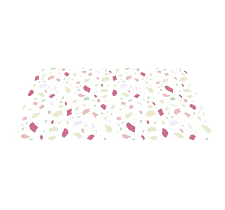 παστέλ ακανόνιστο terrazzo minimal χαλί - TenStickers