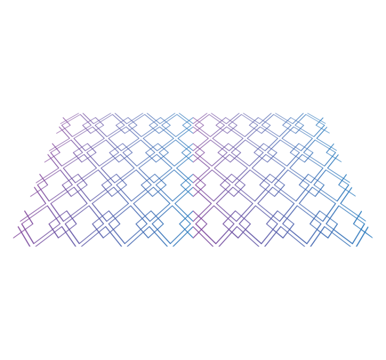 xαλί γεωμετρικού σχεδιασμού διαμάντια και γραμμές - TenStickers