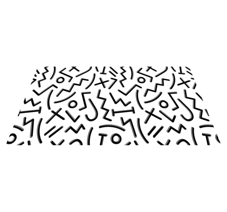 μοκέτα βινυλίου δυναμικές αφηρημένες γραμμές - TenStickers