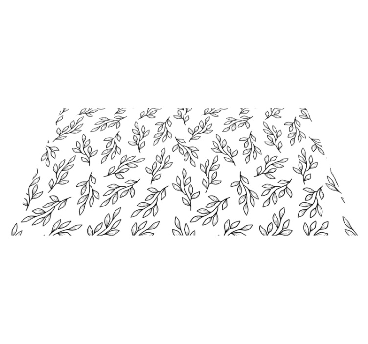 Χαλί φύσης με σχέδιο φυλλωτής κλαδιάς - TenStickers