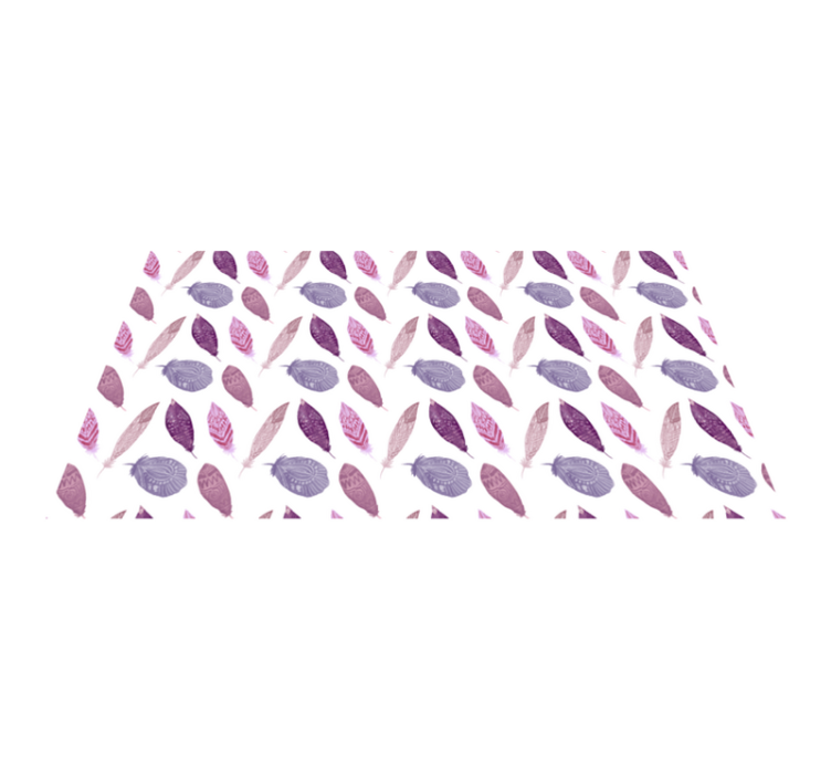 χαλί φύσης ζωηρό μοτίβο φτερών - TenStickers