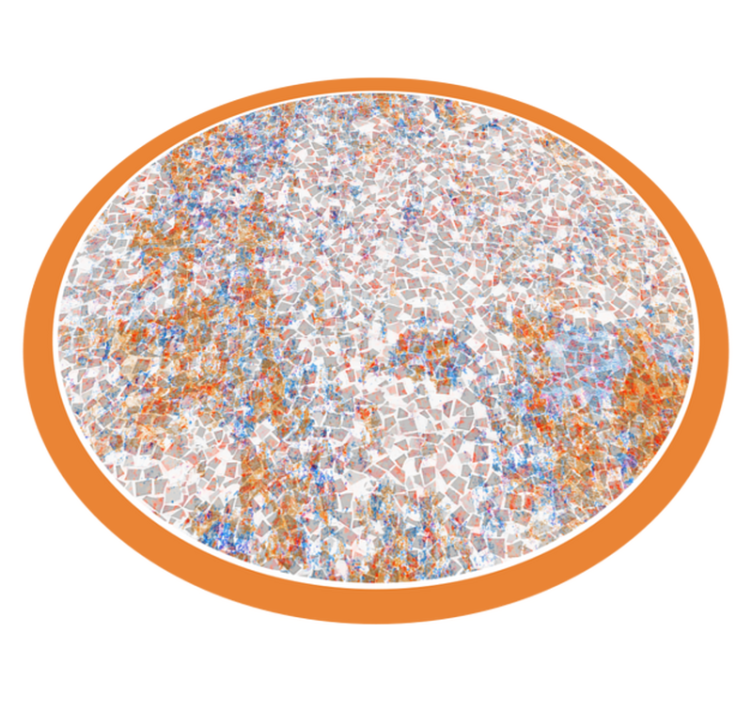 μωσαϊκό από πορσελάνη υφή πλακάκια δαπέδου κουζίνας - TenStickers