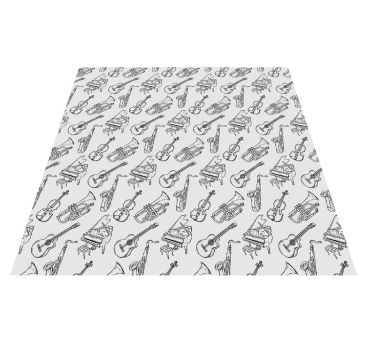 Υφή χαλί Συλλογή Μουσικών Οργάνων - TenStickers