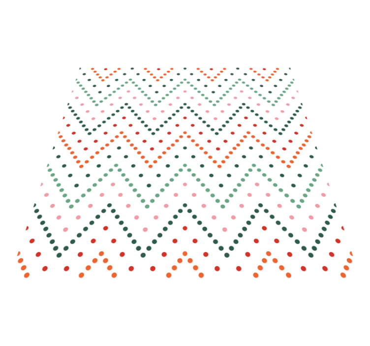 μοκέτα βινυλίου πολύχρωμο μοτίβο chevron - TenStickers