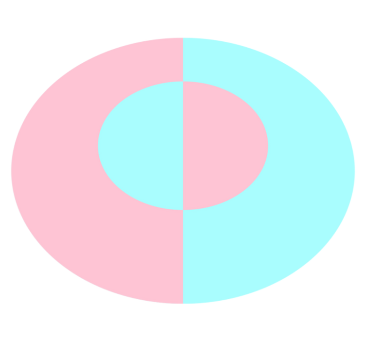 γεωμετρικό στρογγυλό χρώμα μπλοκ κυκλικό χαλί - TenStickers