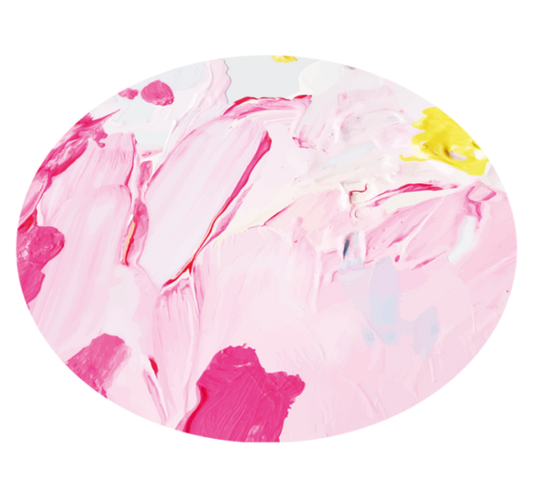 Χαλί εφηβικής κρεβατοκάμαρας ροζ αφηρημένα σχέδια - TenStickers