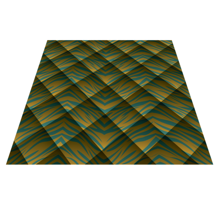 Χαλί με εκτύπωση ζώου Συνδυασμός Ζέβρας - TenStickers