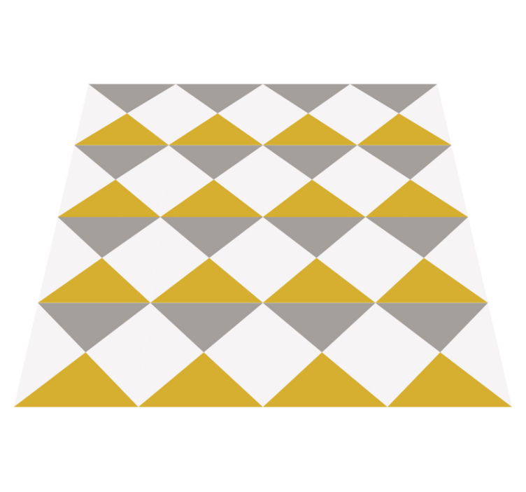 Glam pantone χρώμα μπλοκ τετράγωνο χαλί βινυλίου - TenStickers