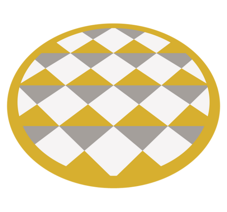 κυκλικό χαλί glam pantone - TenStickers