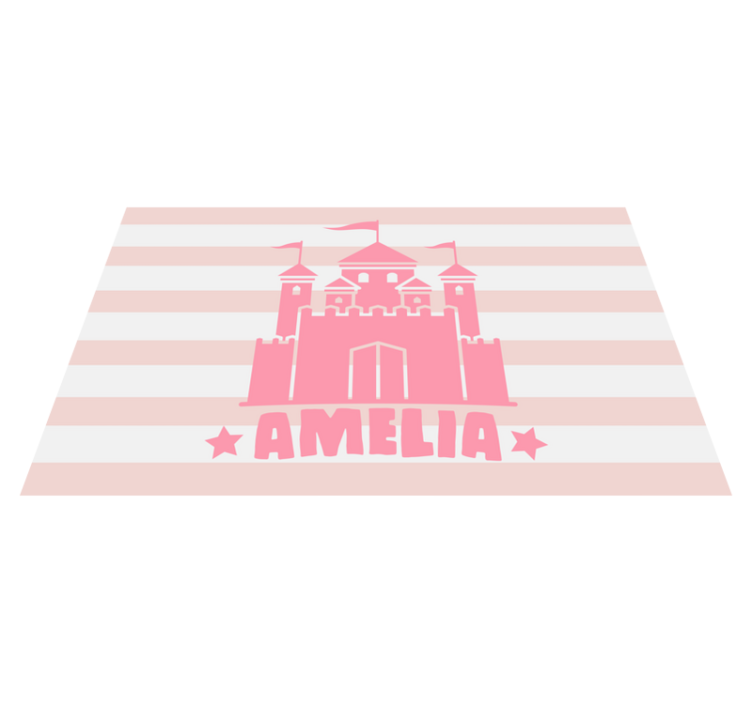 μοκέτα βινυλίου προσαρμοσμένο με θέμα το κάστρο - TenStickers