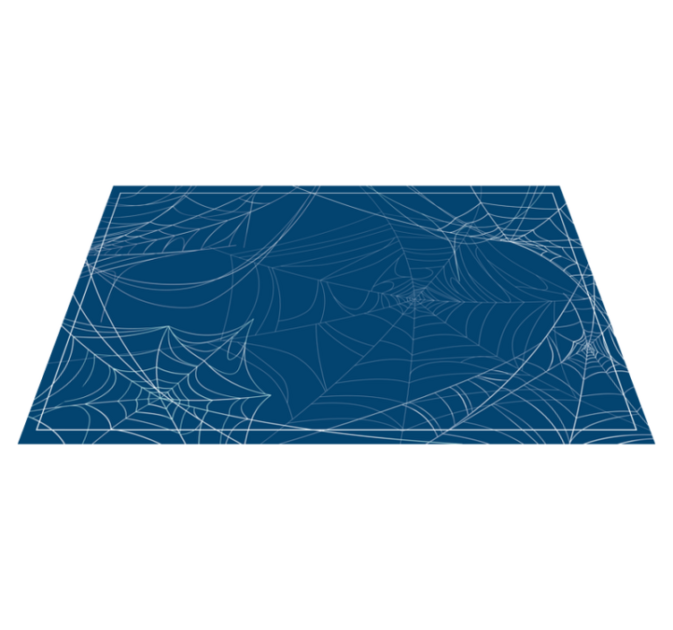 μπλε χαλιά απόκριες αράχνης απόκριες - TenStickers