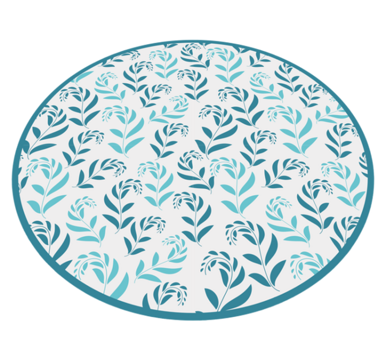 παστέλ χρώματος δέντρα μοτίβο σκανδιναβικό χαλί βινυλίου - TenStickers