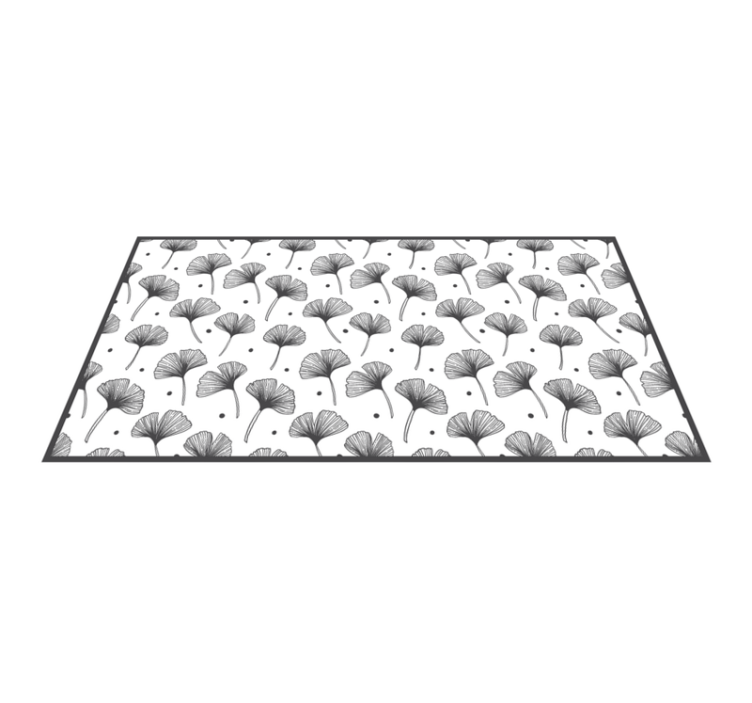 χαλί φύσης έμπνευση από φύλλα γκίνγκο - TenStickers