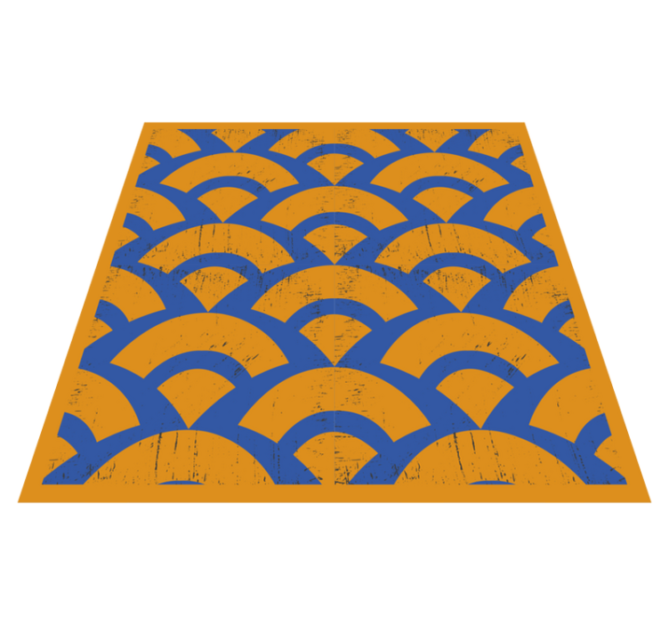 παλιό πολύχρωμο ξεθωριασμένο μοτίβο vintage χαλί - TenStickers