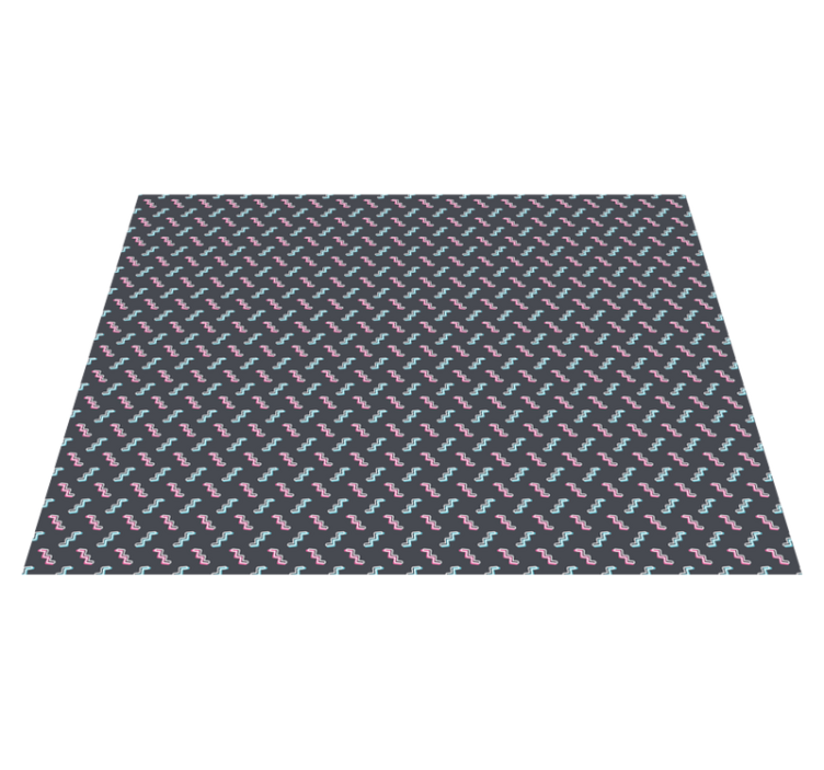 μοκέτα βινυλίου πολύχρωμα κυματιστά σχήματα - TenStickers