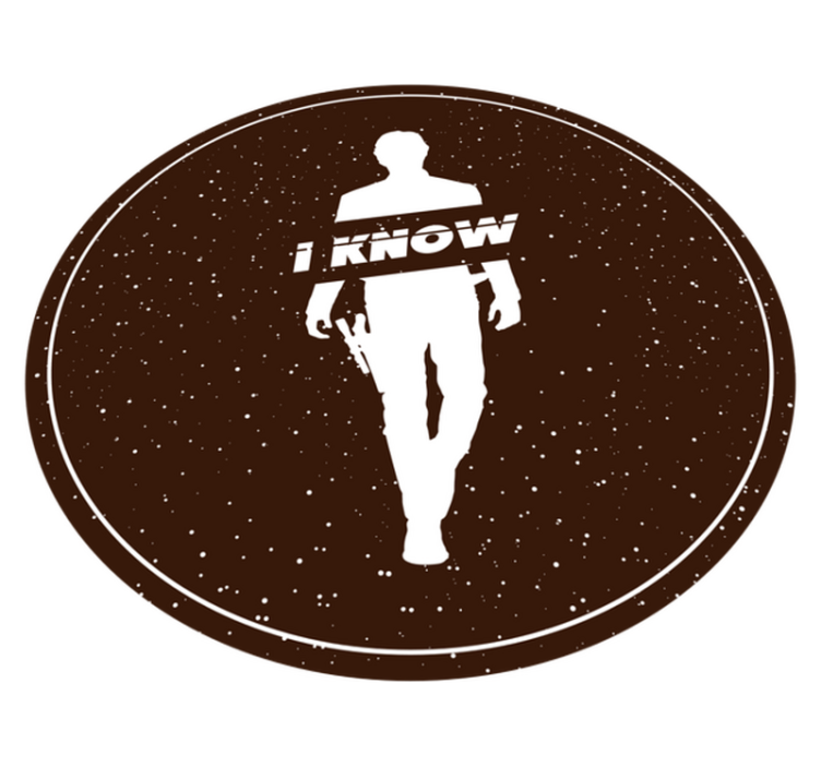 Μινιμαλιστικό χαλί από βινύλιο Μινιμαλιστική Σιλουέτα - TenStickers