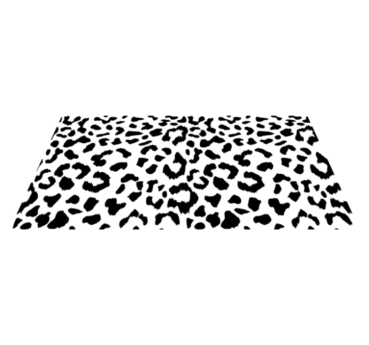χαλί λεοπάρ απλό animal print με animal print - TenStickers