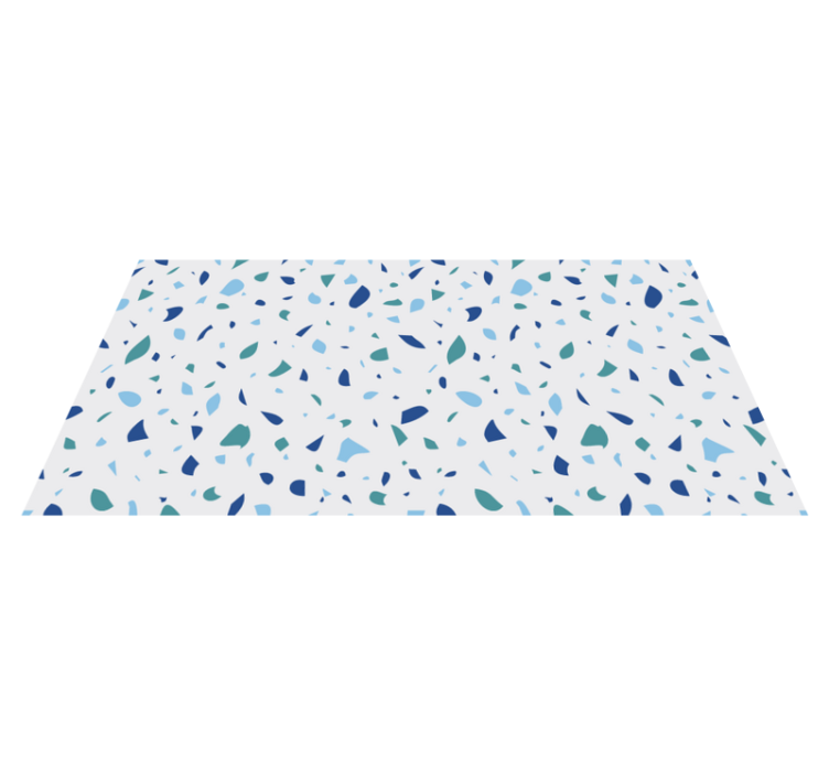 Μαρμάρινο χαλί βινυλίου πολύχρωμο μοτίβο - TenStickers