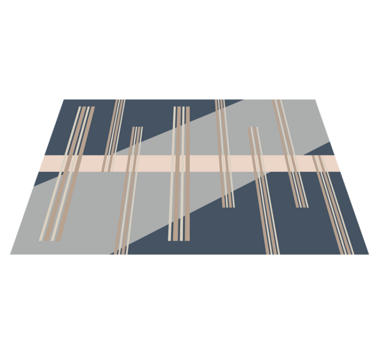 ριγέ χαλί ριγέ αισθητική - TenStickers