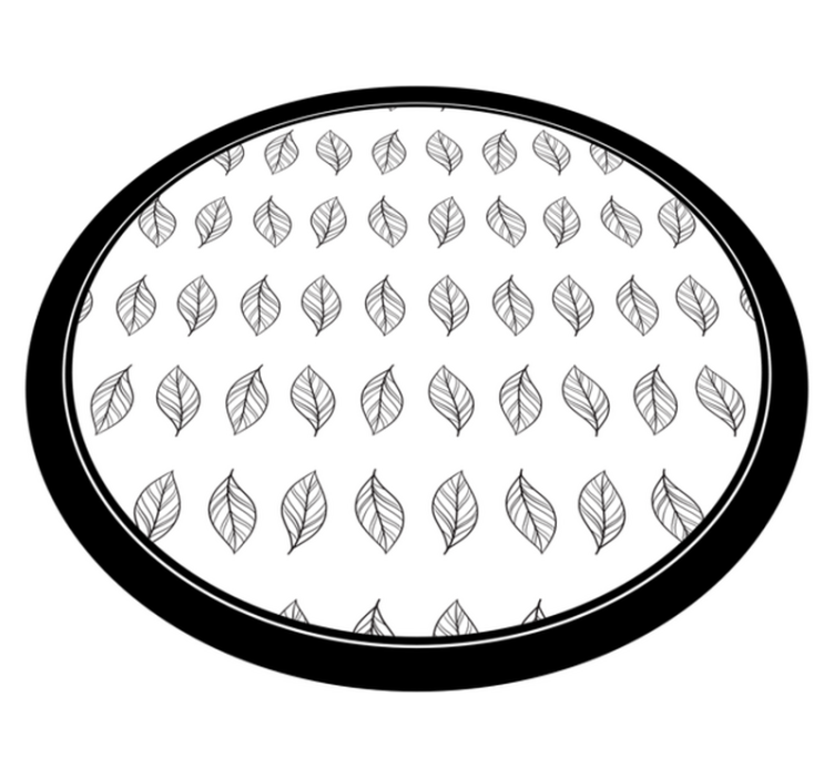 xαλί από βινύλιο με ανθοκομικά σχέδια βοτανικό περίγραμμα - TenStickers