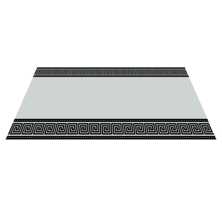 xαλί γεωμετρικού σχεδιασμού σύνορα ελληνικών τάστιχων - TenStickers