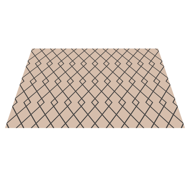 xαλί γεωμετρικού σχεδιασμού χαριτωμένο μοτίβο διαμαντιών - TenStickers