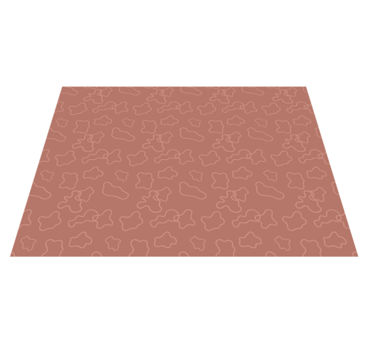 τερακότα ακανόνιστα cercles γεωμετρικά χαλιά - TenStickers