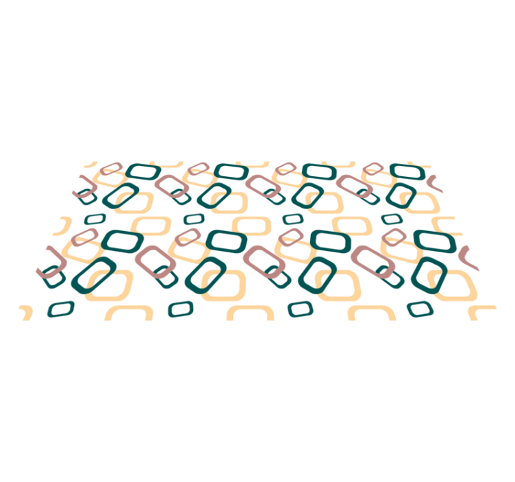 αφηρημένες ακανόνιστες μορφές μοντέρνο χαλί - TenStickers