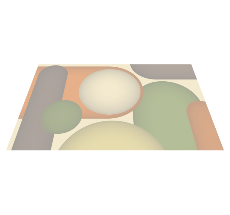 μοντέρνο χαλί σύγχρονα κυκλικά μοτίβα - TenStickers