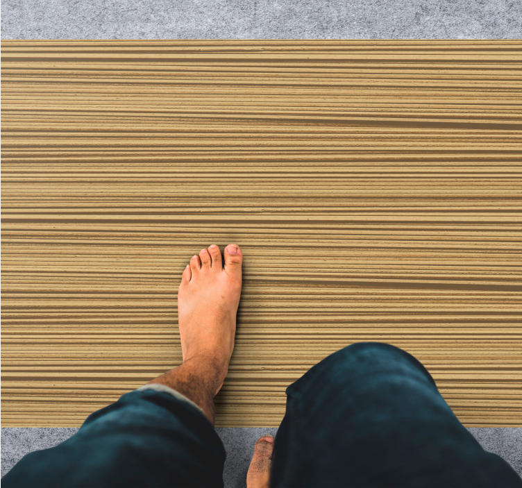 τρισδιάστατο κυματοειδές ρουστίκ χαλί σαλονιού - TenStickers