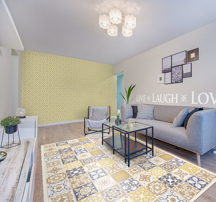 ασβεστόλιθος πλακάκια ισπανικά χαλί - TenStickers