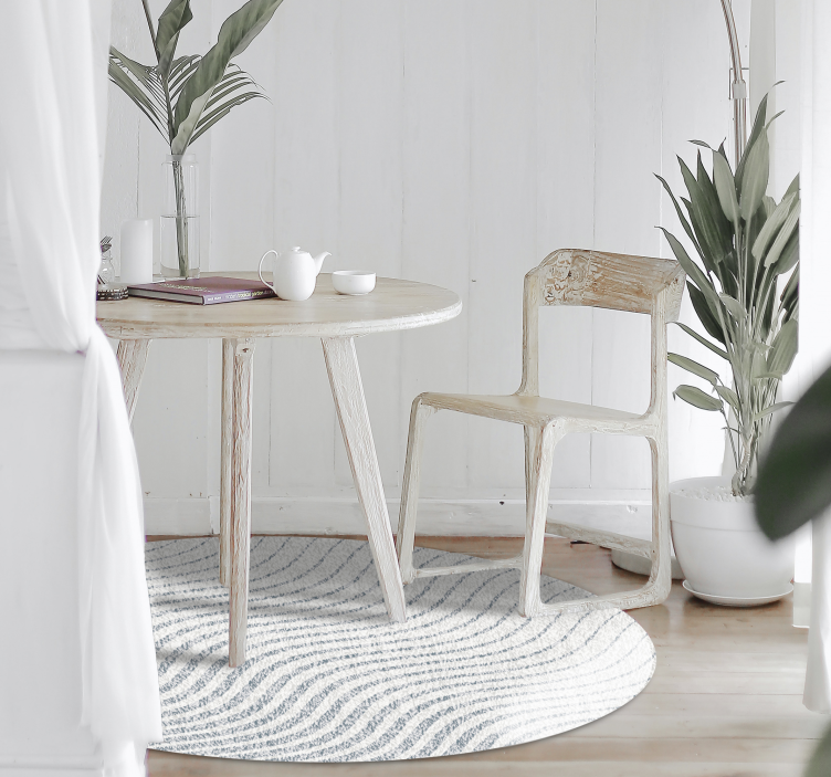 xαλί σαλονιού μοτίβα απαλών κυμάτων - TenStickers