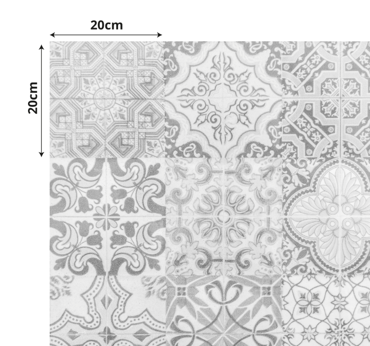 πέτρινο εφέ μωσαϊκό μοτίβο κεραμίδι - TenStickers