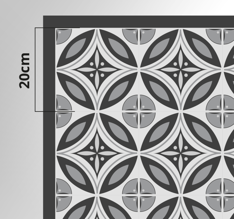 Μαρμάρινο χαλί βινυλίου εκλεπτυσμένο μονόχρωμο μοτίβο - TenStickers