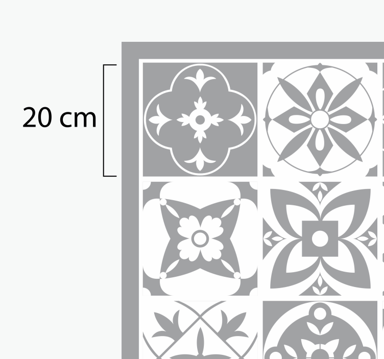 φωτιστικό χαλί πλακιδίων pantone - TenStickers