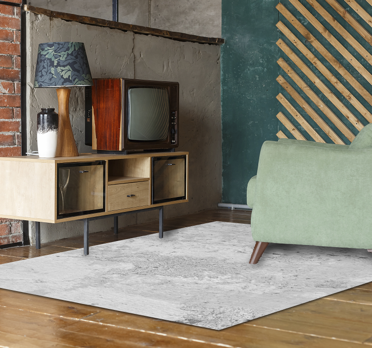 εκπληκτική κουβέρτα από λευκό τσιμέντο - TenStickers